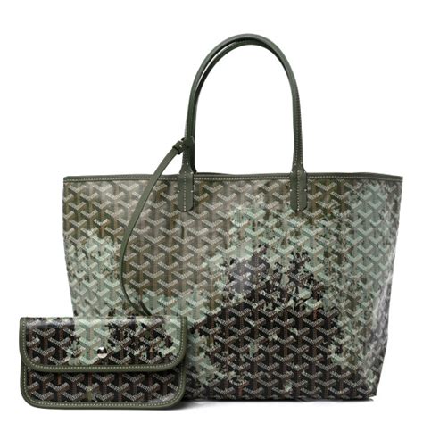 GOYARD Goyardine Saint Louis Canopée PM Khaki